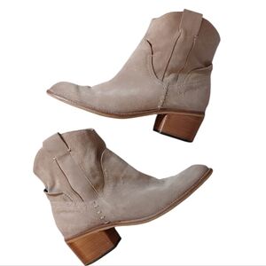 Dolce Vita Graham Suede Western Ankle Boot Women's Size 10.5